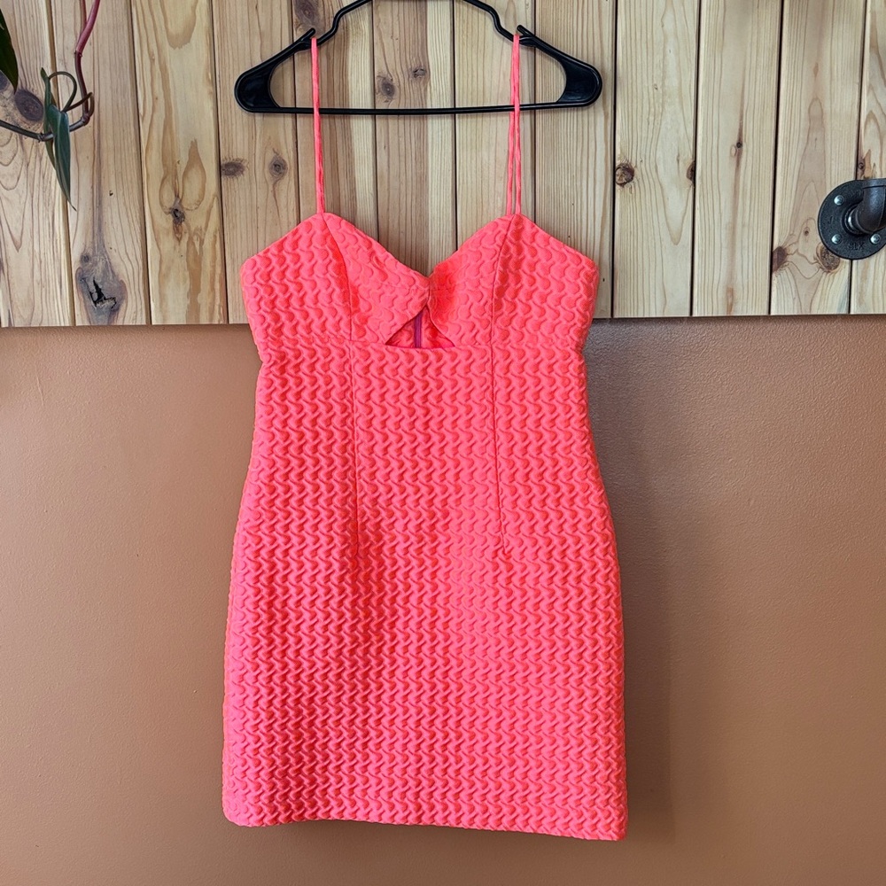 Milly Vibrant Neon Mini Dress